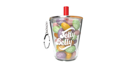 Jelly Belly - Boba Milk Tea - Mini Cup Keychain