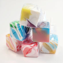 Tie Dye Cube Lollipops