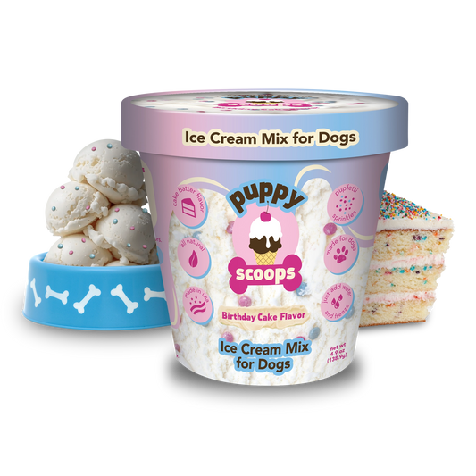 Puppy Scoops Ice Cream Mix - Birthday Cake