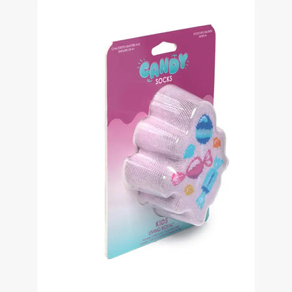 Assorted Candy - 3D Packaged Kids Crew Socks
