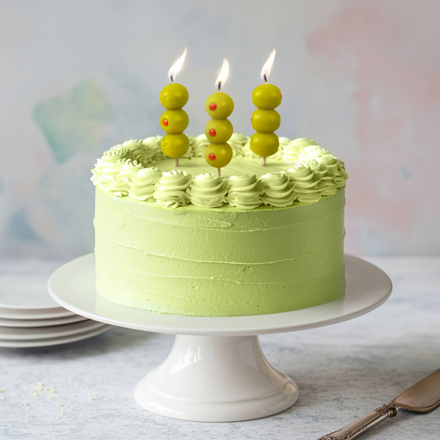 Cocktail Party - Olive Candles