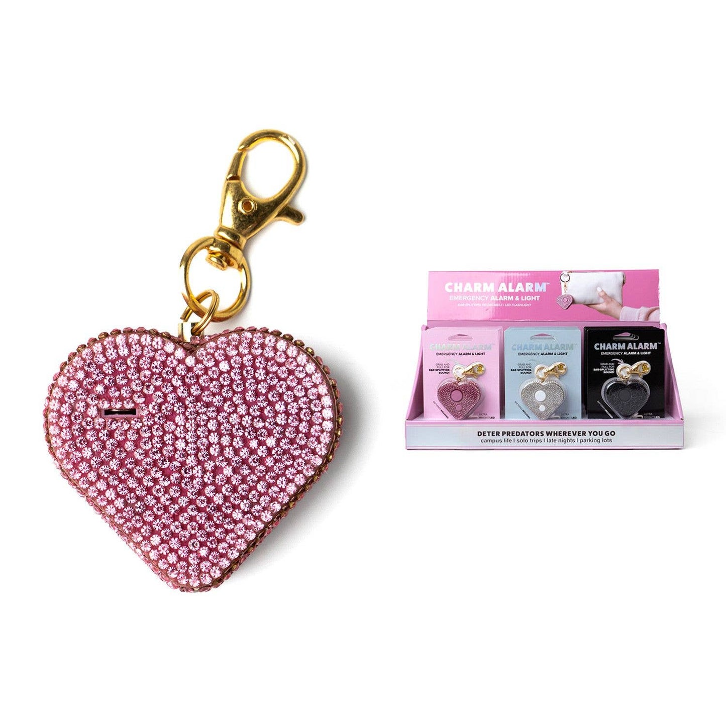 Charm Alarm - 2-in-1 Alarm & Flashlight