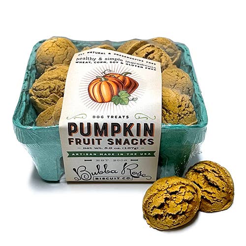 Pumpkin Dog Treat Fruit Crate Box - Bubba Rose Biscuit Co.