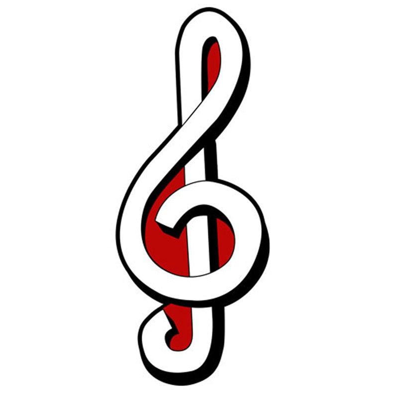 G Clef - Iron On Patch