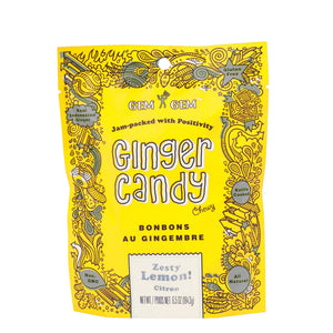 Zesty Lemon - Gem Gem Ginger Candy
