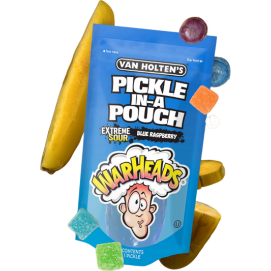 Warheads - Blue Raspberry Dill Pickle - Extreme Sour