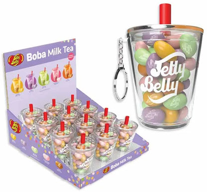 Jelly Belly - Boba Milk Tea - Mini Cup Keychain