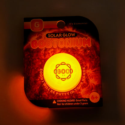 Gootonium: Glowing Orange Solar Putty