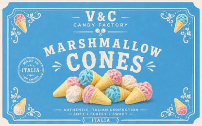 Marshmallow Ice Cream Cones