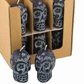 Sugar Skull Candle