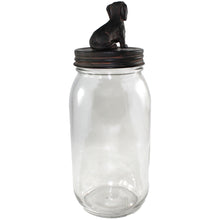 Glass Mason Jar - Puppy Lid