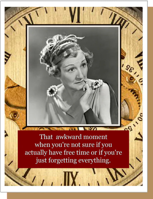 Awkward Moment - Friendship Greeting Card