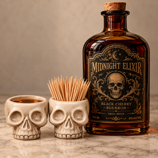 Skull Toothpick Holder or Shot Glass