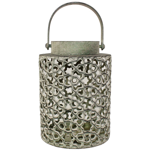 Tahra Antiqued Metal Lantern