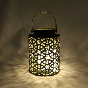 Tahra Antiqued Metal Lantern