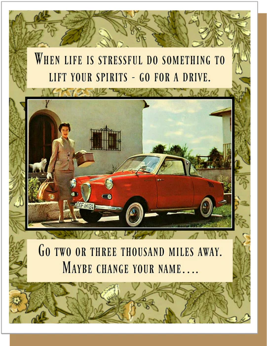 Go For A Drive - Friendship Greeting Card
