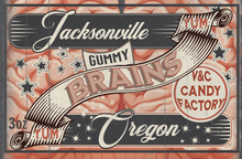 Spooky Gummy Brains - V&C Candy Factory