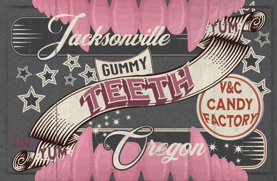 Spooky Gummy Teeth - V&C Candy Factory