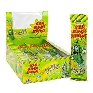 Pickle Sour Power Straws