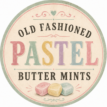 Old Fashioned Pastel Butter Mints