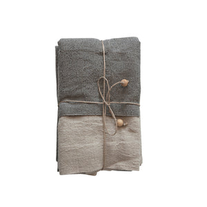 Linen Apron + Tea Towel