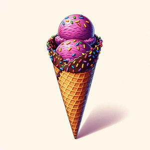 Dipped Waffle Cone - Scoops