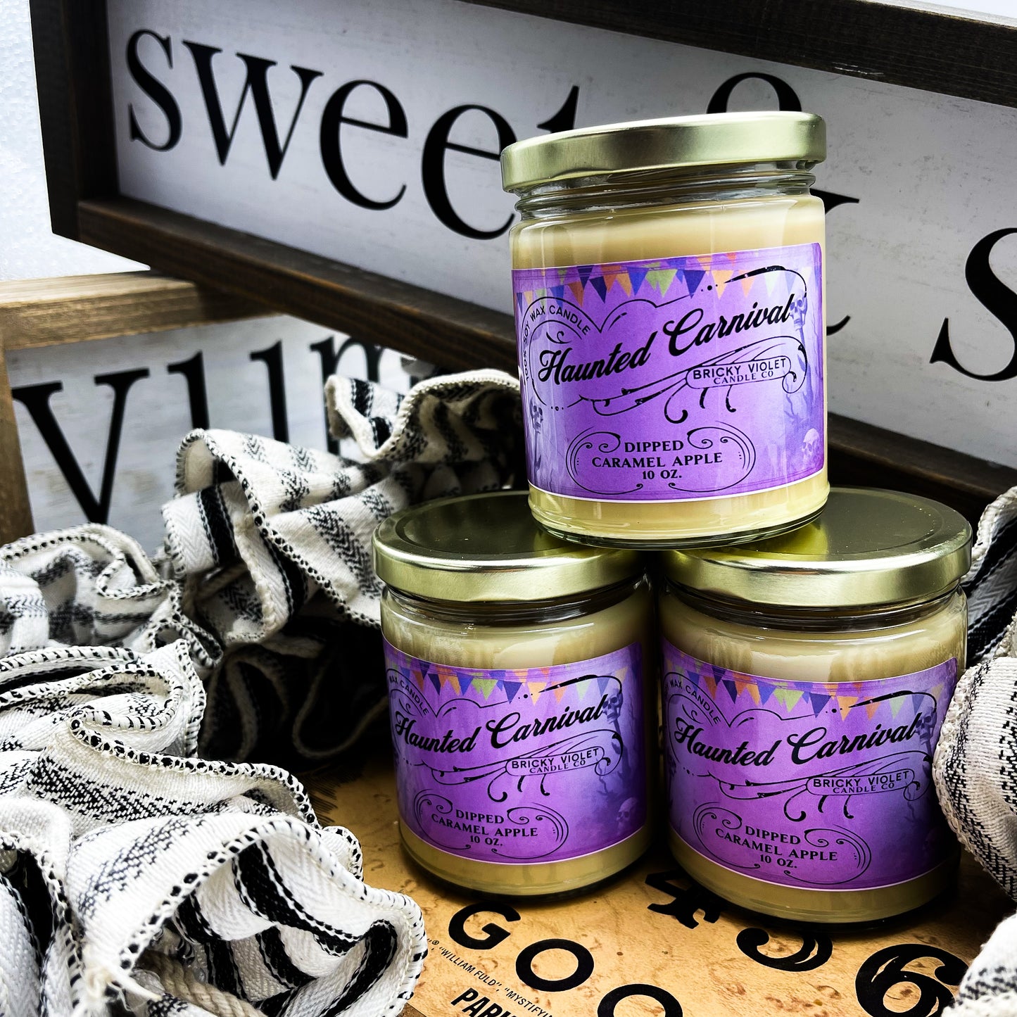 Haunted Carnival - Candle - Bricky Violet 1872