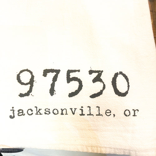 97530 Jacksonville, Or - Flour Sack Tea Towel