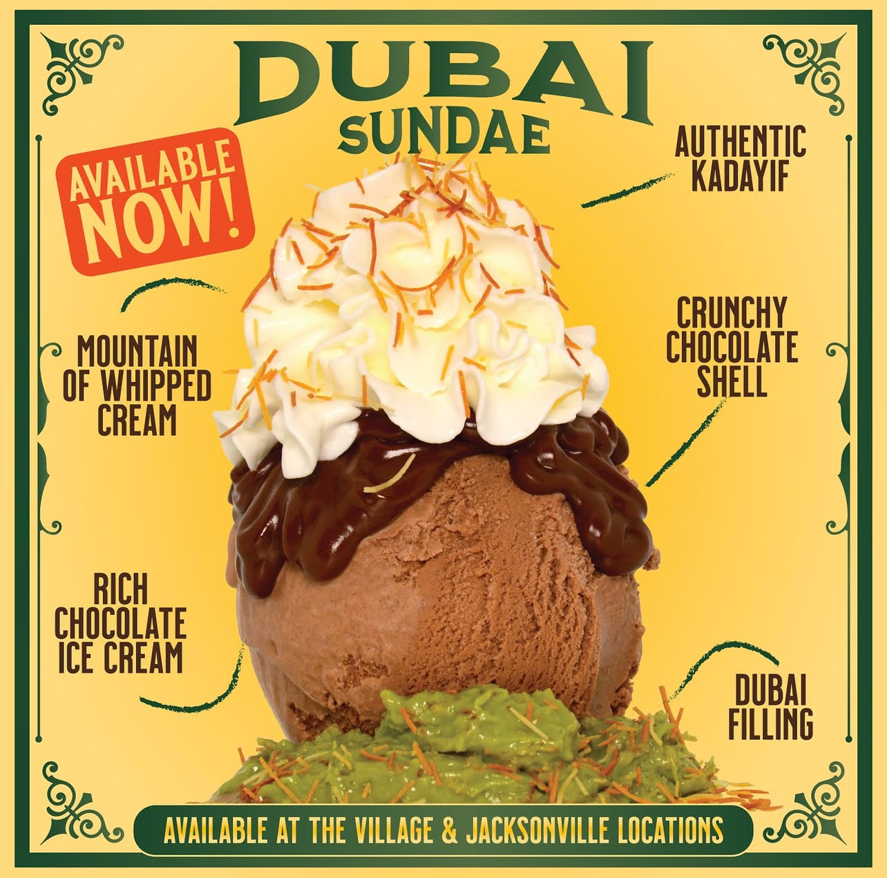 Dubai Sundae - Dreamy Concoctions