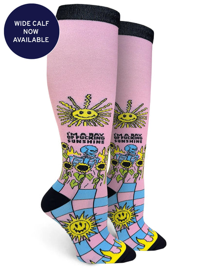 I'm A Ray Of Fucking Sunshine - Womens 15-20 mmHg Compression Socks