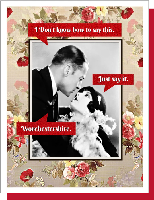 Worchestershire - Love Greeting Card