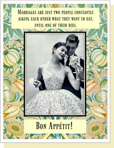 Bon Appetit! - Love Greeting Card