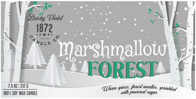 Marshmallow Forest  - Candle - Bricky Violet 1872