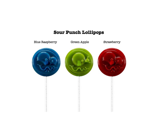 Sour Punch Lollipop - Assorted Flavors