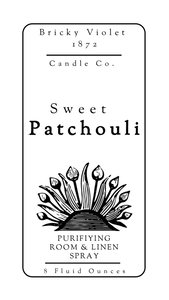 Sweet Patchouli - Room & Linen Spray - Bricky Violet 1872