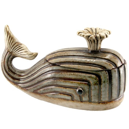 Ceramic Spouting Whale