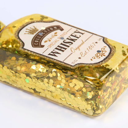 Glass Whiskey Bottle Ornament