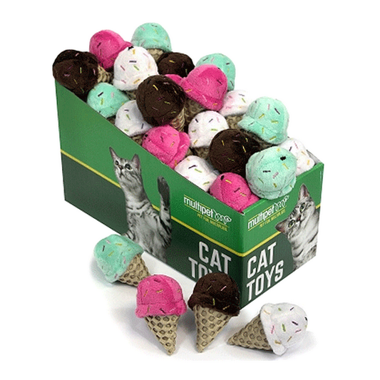 Ice Cream Cone Cat Toys
