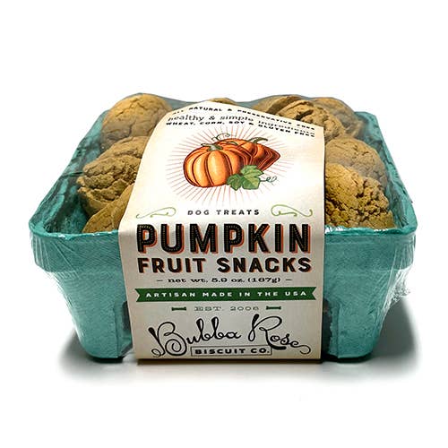 Pumpkin Dog Treat Fruit Crate Box - Bubba Rose Biscuit Co.