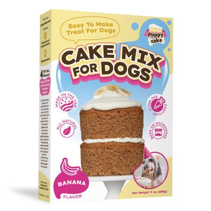 Puppy Cake - Dog Birthday Cake Mixes with Icing - Birthday Cake with Pupfetti Sprinkles