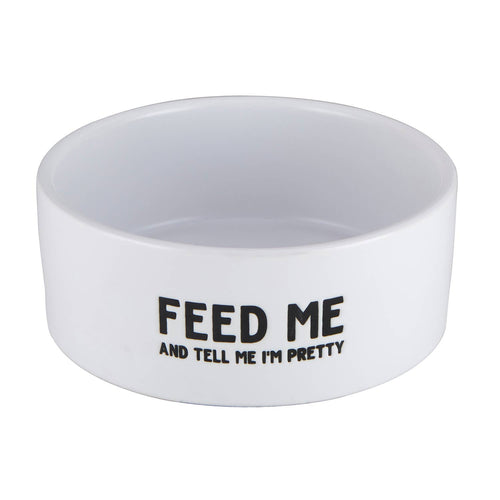 Feed Me -  Ceramic Pet Bowl