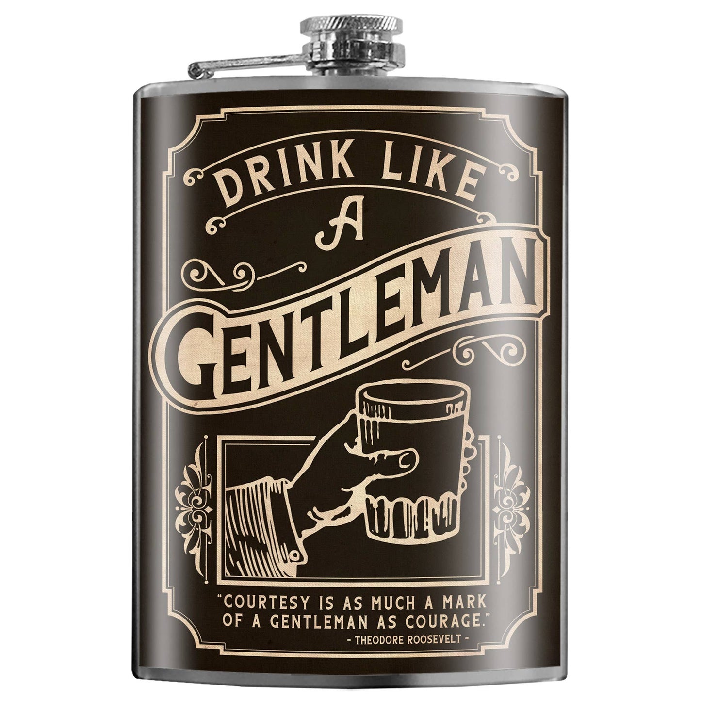 Drink Like a Gentleman - Flask