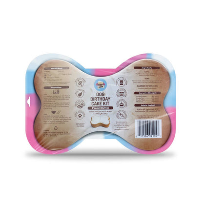 Dog Birthday Cake Kit: Peanut Butter (wheat-free)