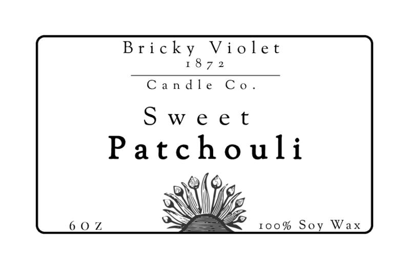 Sweet Patchouli - Candle - Bricky Violet 1872