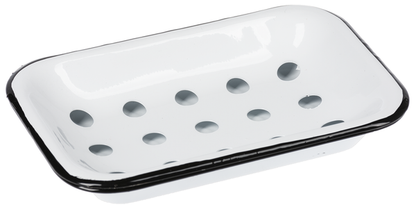 Ivory - Enameled Soap Dish