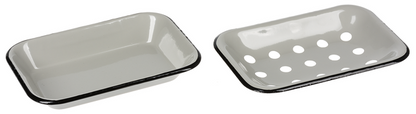 Mint Green - Enameled Soap Dish