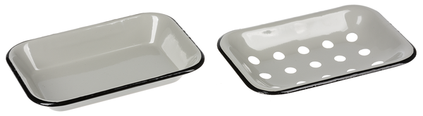 Farmhouse Blue - Enameled Soap Dish