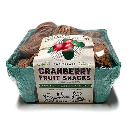 Cranberry Dog Treat Fruit Crate Box - Bubba Rose Biscuit Co.