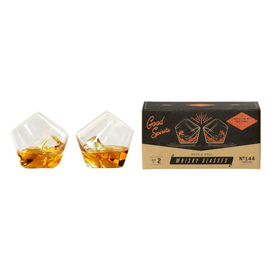 Rock & Roll Rocking Whisky Glasses - Set of 2 - No. 144