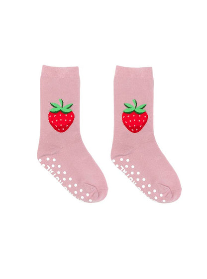 Strawberry - 3D Packaged Kids Crew Socks